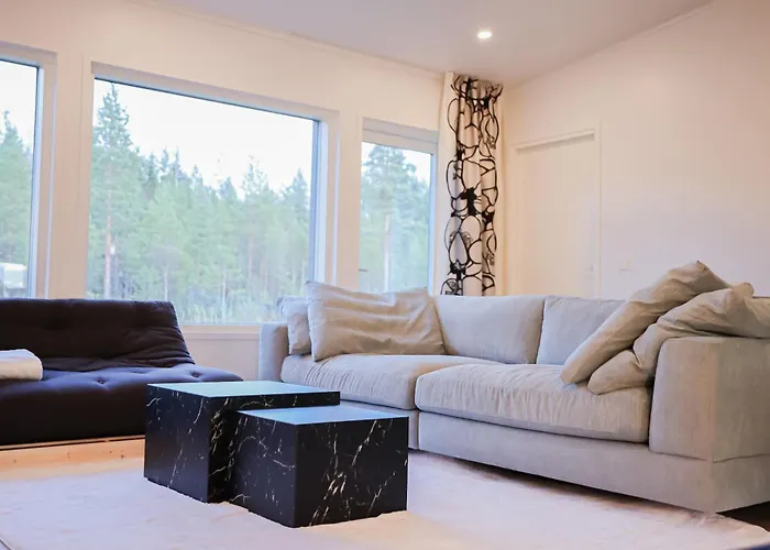 Polar Lights With Jacuzzi By Booklapland 别墅 罗瓦涅米