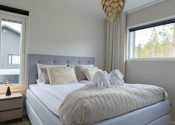 Polar Lights With Jacuzzi By Booklapland 别墅