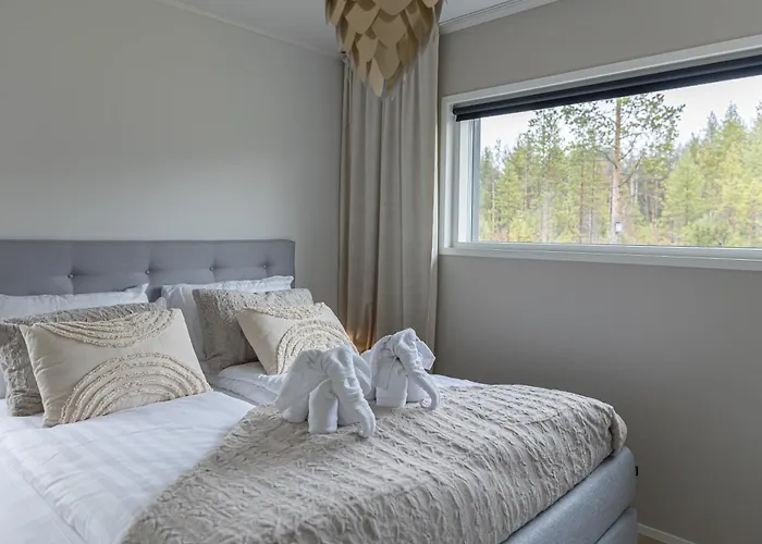 别墅 Polar Lights With Jacuzzi By Booklapland *